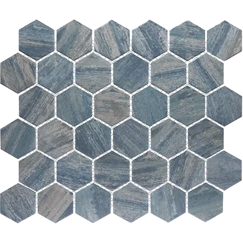 Cassis 2" Hex Blue