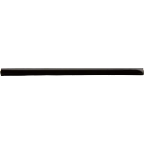 Castillo Demi-Bullnose Black 1/2" x 12"