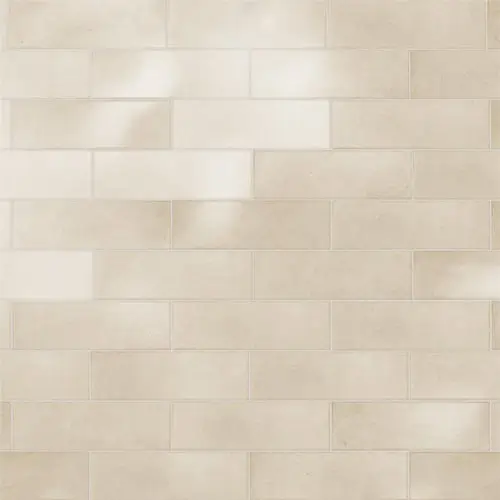 Coco Glossy Canvas Beige 2" x 5 7/8"