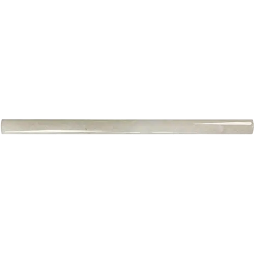 Coco Glossy Demi-Bullnose Canvas Beige 1/2" x 7 7/8"