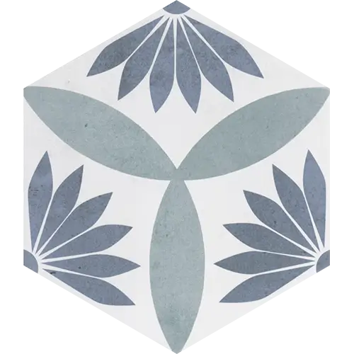 Coco Hex Camellia Blue