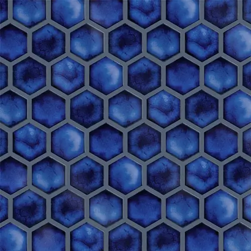 Hudson Due 2" Hex Sapphire