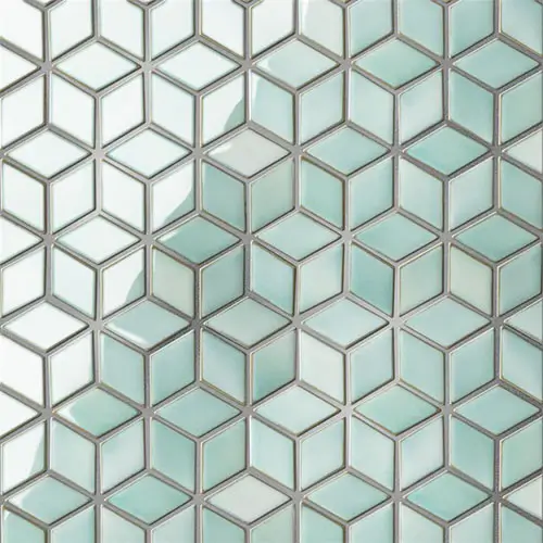 Hudson Rhombus Mint Green