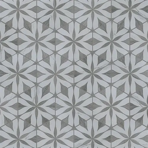Llama Hex Flower Loire Silver Smoke