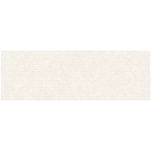 Ceramic tile Pacific in Bone Linear colorway
