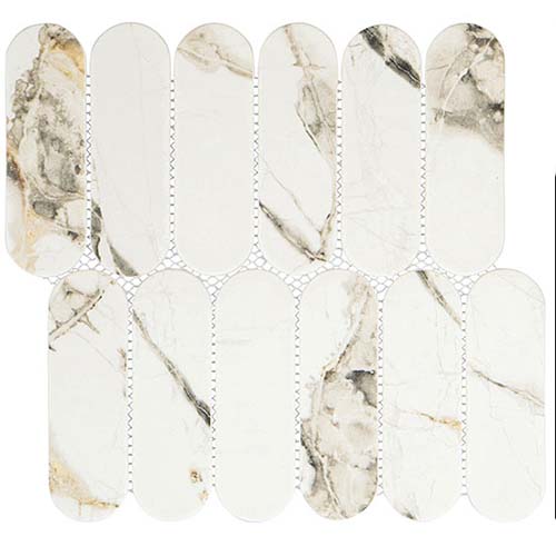 Recycled Glass Mosiac tile Paneria in Tiramisu