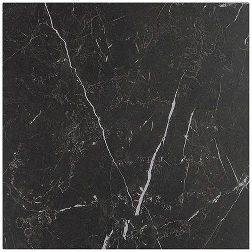 Porcelain tile Renaissance 12x12 in Nero Marquina Matte colorway
