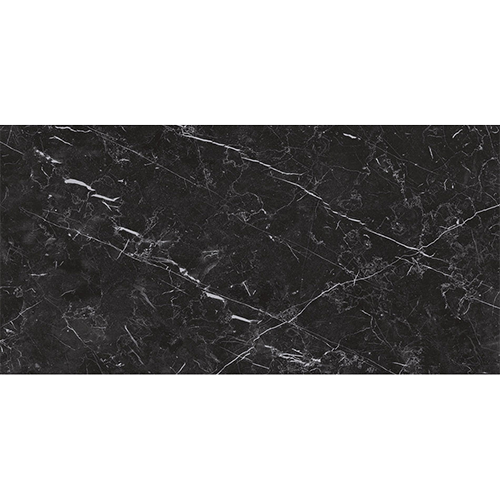 Porcelain tile Renaissance 12x24 in Nero Marquina Matte colorway