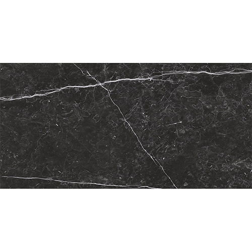 Porcelain tile Renaissance 24x48 in Nero Marquina Matte colorway