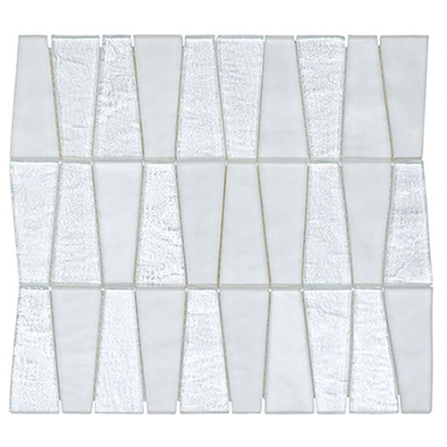 Glass Mosaic tile in Waikiki Season Alawi Shine Trapezoid