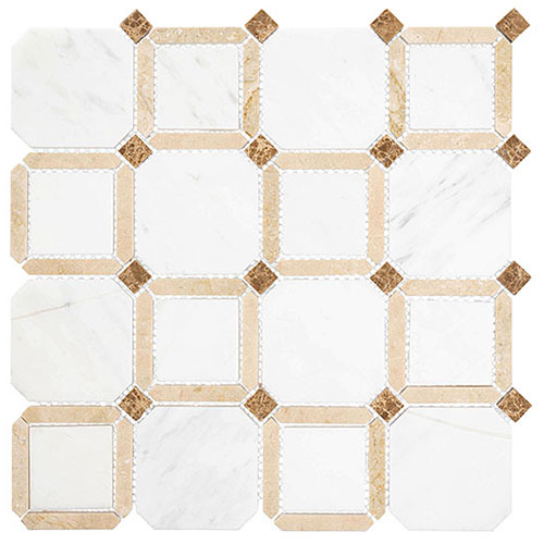 Marble Mosaic tile Xakea Benoni
