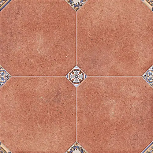 Manises Decor Cuero 22-3/4" x 22-3/4"