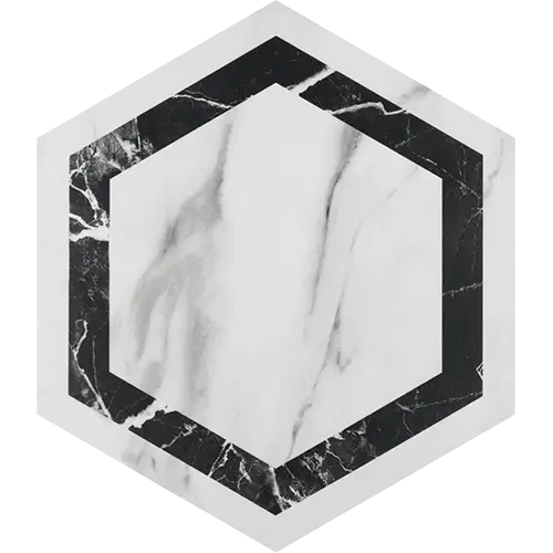 Marbilia Hex Venato Black Geo w/ Biotech