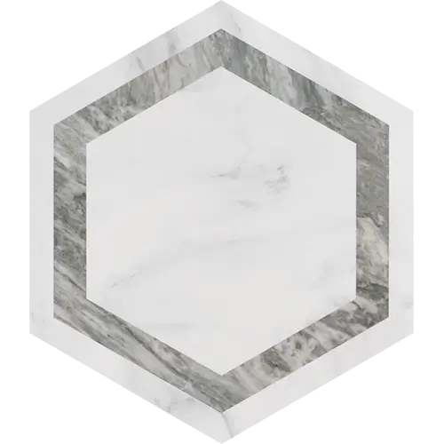 Marbilia Hex Venato Grey Geo w/ Biotech