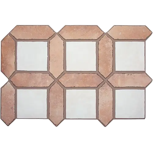 Picket Arenta Clay w/ White Square