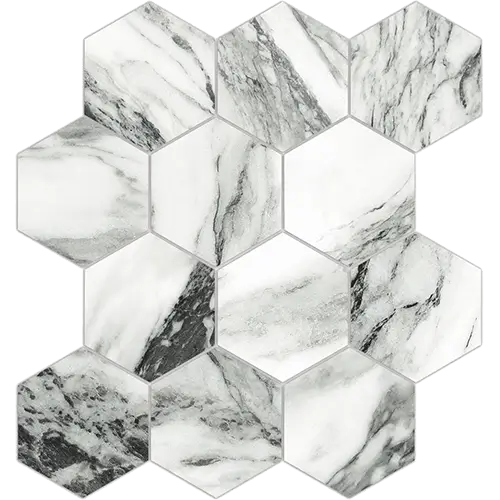 Touche 4" Hex Zebre