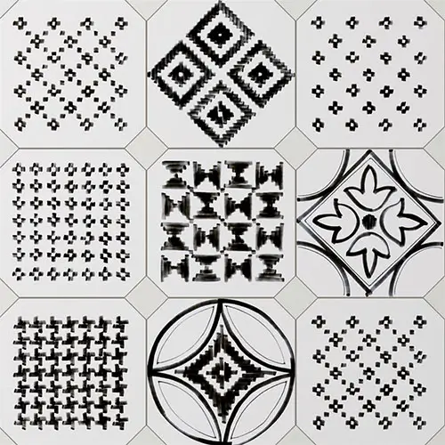 Vaudeville Octagon Deco Sombra