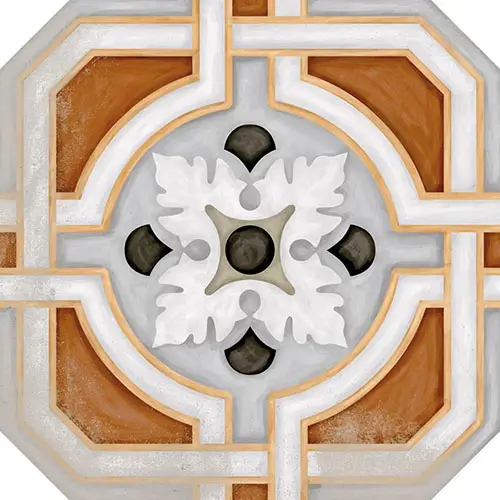 Vaudeville Octagon Deco Zimer
